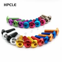 【cw】 10pcs m3 m4x5/6/8/10/12/16 colourful Aluminum hex socket pan round head screw 1