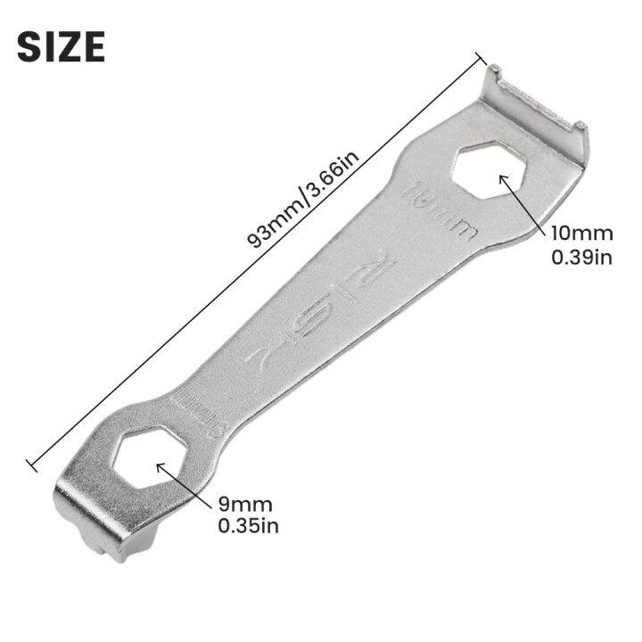เครื่องมือประแจเงินเหล็กสลักเกลียวจักรยานจานโซ่จักรยาน-mtb-อุปกรณ์กำจัด
