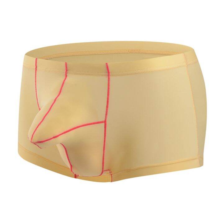 【hot】﹍ Mens Underpants Breathable U Convex Panties Low Rise Cueca