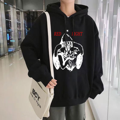 Swedish Rapper Bladee 333 Hoodie Drain Gang Red Light Character Skate Vintage Sweatshirts Men Sports Pullovers Streetwear Size XS-4XL