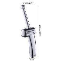 Handheld Bidet Sprayer Set Adjustable ABS Spayer&amp;Brass T-Adaptor Portable Shower Sprayer for Bathroom Cloth Diaper