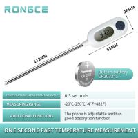 ดิจิตอลคุณภาพสูงเครื่องวัดอุณหภูมิสำหรับอาหารปื้งย่างห้องครัวอุณหภูมิเนื้อมิเตอร์และเทอร์โมมิเตอร์วัดนม