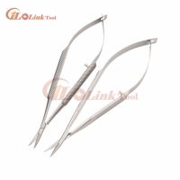 Microscopic Scissors Forcep Probe Micro Hook Tweezer Spatula 12cm Stainless Steel Probes Hooks  Spatulas  Speculums tweezers Colanders Food Strainers