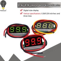 ♠❈▫ 0.28 inch DC 0-100V 3-Wire Mini Gauge voltage meter Voltmeter LED Display Digital Panel Voltmeter Meter Detector Monitor Tools