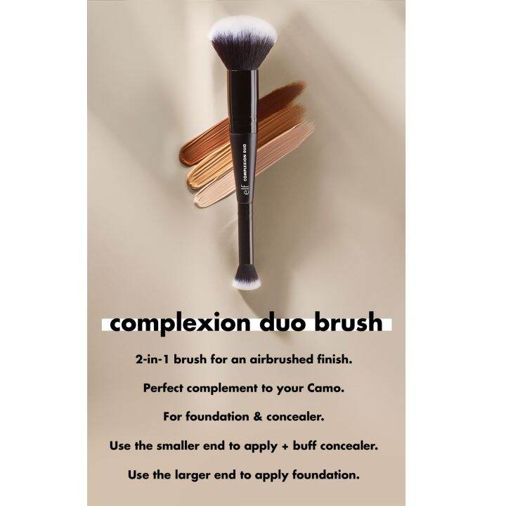 Elf Foundation and Concealer Complexion Duo brush Lazada PH