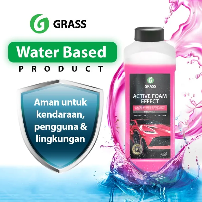 Free Ongkir GRASS ACTIVE FOAM EFFECT Touchless Shampoo 1 Liter Trendi .