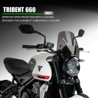 For Trident 660 Trident660 2021 2022 New Motorcycle Accessories Windshield Wind Deflector Windscreen Fairing Baffle Cover