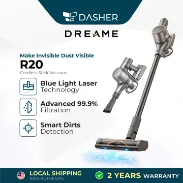 Dreame R10 / R20 Cordless Handheld Vacuum Cleaner Powerful Suction LED  Light Long Battery Life Easy Maintenance