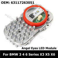 63117263051 Angel Eyes LED ไฟหน้าใส่ DRL Daytime Running Light โมดูลสำหรับ BMW 3 4 6 Series X3 X5 X6 F25 E70 F33