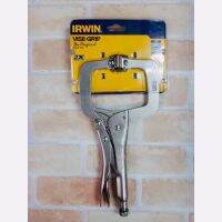 สินค้าขายดี!!!! IRWIN VISE-GRIP คีมล็อคตัวซี มีแผ่นรอง ขนาด 11 นิ้ว รุ่น 11SP (Locking C-Clamps with Swivel Pads) ของใช้ในบ้าน เครื่องใช้ในบ้าน เครื่องใช้ไฟฟ้า ตกแต่งบ้าน . บ้าน ห้อง ห้องครัว ห้องน้ำ ห้องรับแขก