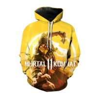 HOT★Mortal Kombat Hoodies 3D พิมพ์ต่อสู้เกมเสื้อเด็กหญิงเด็กชายการ์ตูน Hooded เสื้อเด็กแฟชั่น Pullovers เสื้อผ้า