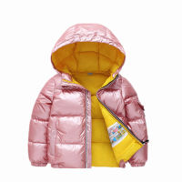 New Fashion Children Jacket Outerwear Boy and Girl Autumn Warm Down Hooded Coat Teenage Parka Kids Winter Jacket