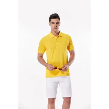 yellow golf shirts