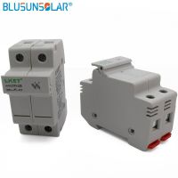 【Worth-Buy】 Potsland Pakistan BULSUNSOLAR1set 2P 10/20A 1000V DC ที่ตั้งฟิวส์โซลาร์ฟิวส์ลวดฟิวส์หลอม10X38 GPV พร้อมฟิวส์สำหรับระบบสุริยะ