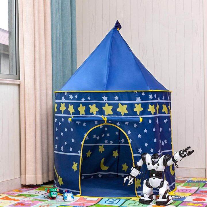 HOME GALLERIA Portable Kids Camping Castle Play Tent Pop Up Play Area ...