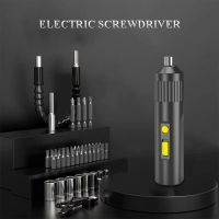 Mini Cordless Precision Electric Screwdriver Battery USB Rechargeable Straight Rod Type Screw Nut Car Home Repair Power Tools