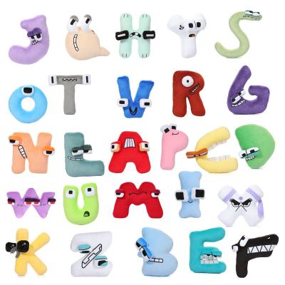 A Lore Letter Alphabet Plush Dolls Baby Educational Toys Home Decor Xmas Gift