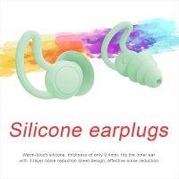 1 Silicone Soundproof Ear Plugs Noise Insulation Soft Sleeping Earplugs