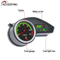 №☜ Universal Tachometer Motorcycle RPM Meter Sensor Bracket Set Tachometer Gauges LCD Digital Instrument