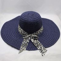 Hat Big Brim Floppy Wide Hats Leopard Beach Cap Woman 2022 Sombrero Mujer Verano