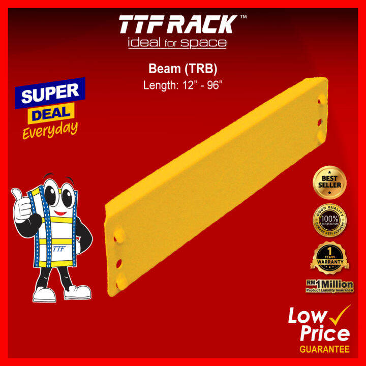 TTF Rack™ (BOLTLESS RACK PARTS)Add on for Boltless Rack Yellow Blue