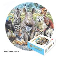 Puzzle 1000 Pieces Round Thousand Colors Rainbow 12 Conslation Puzzle Pressure Reduction Customized Puzzle Toy