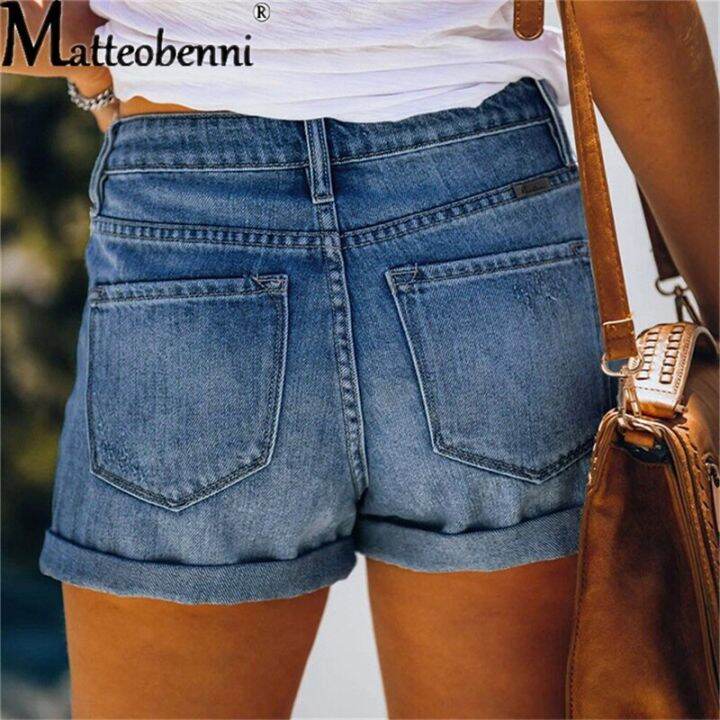 women-fashion-ripped-high-waisted-rolled-denim-shorts-vintage-hole-summer-casual-pocket-short-jeans-ladies-hotpants-shorts-2022