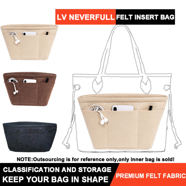 Bag Organizer for LV Neverfull GM - Premium Felt  