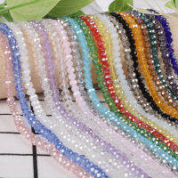 1*1Strand/กระเป๋าMulticolor 6มม.กระจกคริสตัลหลายเหลี่ยมลูกปัดหลวมล้อลูกปัดสำหรับเครื่องประดับDIYทำ