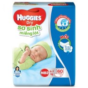 Miếng Lót Sơ Sinh Huggies NB2 60