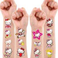 20ชิ้น Sanrio รอยสักชั่วคราวสำหรับพรรคโปรดปรานรอยสักปลอมสติกเกอร์ตกแต่งเด็กสาวของขวัญพรรควันเกิดเกมรางวัล