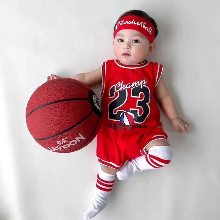 newborn baby basketball photoshoot