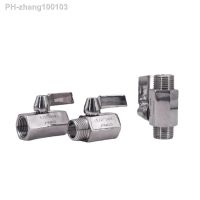 1/8 quot; 1/4 quot; 3/8 quot; 1/2 quot; 3/4 quot; 1 quot; BSP NPT Female Male Mini Sanitary Ball Valve Homebrew Beer SUS 304 316L Stainless With Steel Hanlde