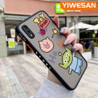 YIWESAN เคสสำหรับ Realme 3 3i 3 Pro การ์ตูนทอยสตอรี่เคสโทรศัพท์แบบบางมีน้ำค้างแข็งโปร่งใสแข็งปลอกซิลิโคนกันกระแทกคลุมทั้งหมดเคสป้องกันเลนส์กล้อง