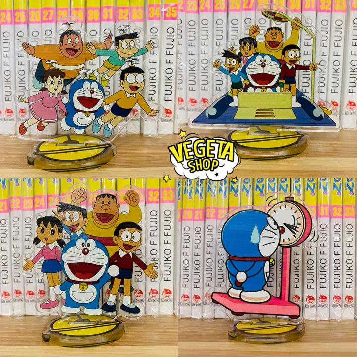 Mô hình tượng standee acrylic mica Doremon, Nobita và Shizuka không chỉ là món đồ trang trí độc đáo mà còn là cách tuyệt vời để bạn giữ lại những khoảnh khắc đẹp của những người bạn tuyệt vời này. Hãy chiêm ngưỡng và chắc chắn bạn sẽ thích nó ngay từ ánh nhìn đầu tiên!