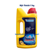 Bột rửa bát finish 1kg muối finish nước bóng finish dùng cho máy rửa bát