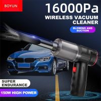 Wireless Car Vacuum Cleaner 16000Pa Cordless Handheld Auto Vacuum Home Car Dual Use Mini Vacuum Cleaner Rechargeable Auto Tool