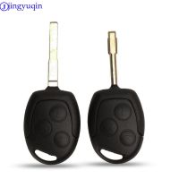 jingyuqin 3 Buttons Remote Car Key Shell Case Fob Covers For Ford Focus Mondeo Festiva Fusion Suit Fiesta KA