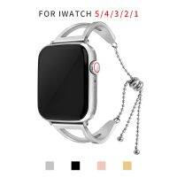 สายรัดสำหรับสายนาฬิกาข้อมือสายข้อมือโลหะแฟชันสแตนเลสสตีลสำหรับ Iwatch Series 8 7 SE 6 5 4 3ขนาด38มม. 42มม. 40มม. 44มม.