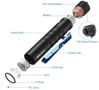 OLIGHT I5T EOS ไฟฉาย EDC สูงสุดโยน60เมตร