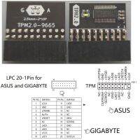 [ฮอต2023] แผ่นแผงวงจรหลักความปลอดภัยแบบเข้ารหัส TPM 2.0 LPC 14 18 20-Pin สำหรับ ASUS MSI ASROCK Gigabyte