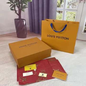 Paperbag LV Shopping Bag Branded Louis Vuitton Contemporary Gift Wrapping
