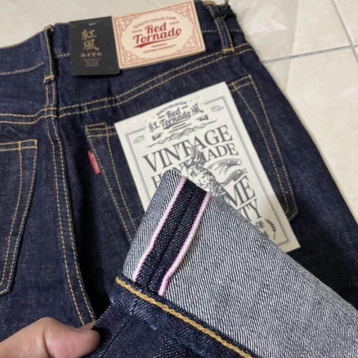 💯Original Red tornado Jeans 16oz denim japan selvage slim straight fit ...