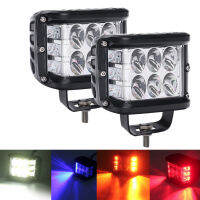 1PC LED Working Light Bar 4inch Spotlight Pod White Strobe Lamp For SUV Truck Motorcycle 45W Aluminium Alloy Auto Working Lights