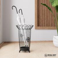 RINA HEY FLEMING ที่เก็บร่ม ที่ใส่ร่ม Umbrella stand W27 x D27 x H48 cm – สี เทาเข้ม