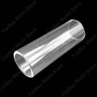 ‘【；】 20Pcs Transparent Glass Guitar Slide  28/50/60/70Mm Guitar Ukulele Accompany