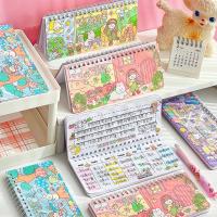 Hot Selling Lovable Cartoon Series Scrapbooking Notebook Student To Do List Journal Book School Office Weekly Planner Notebook