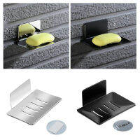 Bathroom Shower Sponge Holder Soap Rack Wall-mounted Plate Organizing Anti-corrosion Restroom Tray Organizer