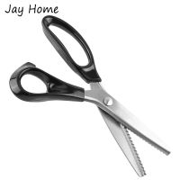 23ซม. สแตนเลสกรรไกรเย็บผ้า Comfort Grip Handle Pinking Shears ผ้าหัตถกรรม Dressmaking กรรไกร Tailor S กรรไกร