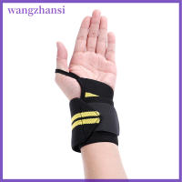 Wangzhansi ฟิตเนสเบาะน้ำหนักการฝึกยกยิมสายรัดมือบาร์ถุงมือรองรับข้อมือ